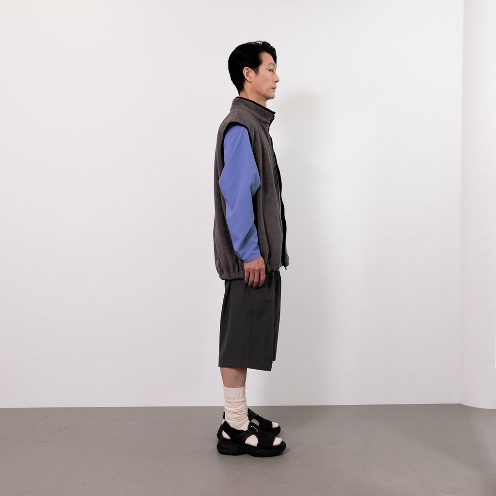 DRAPE  FLECE  VEST