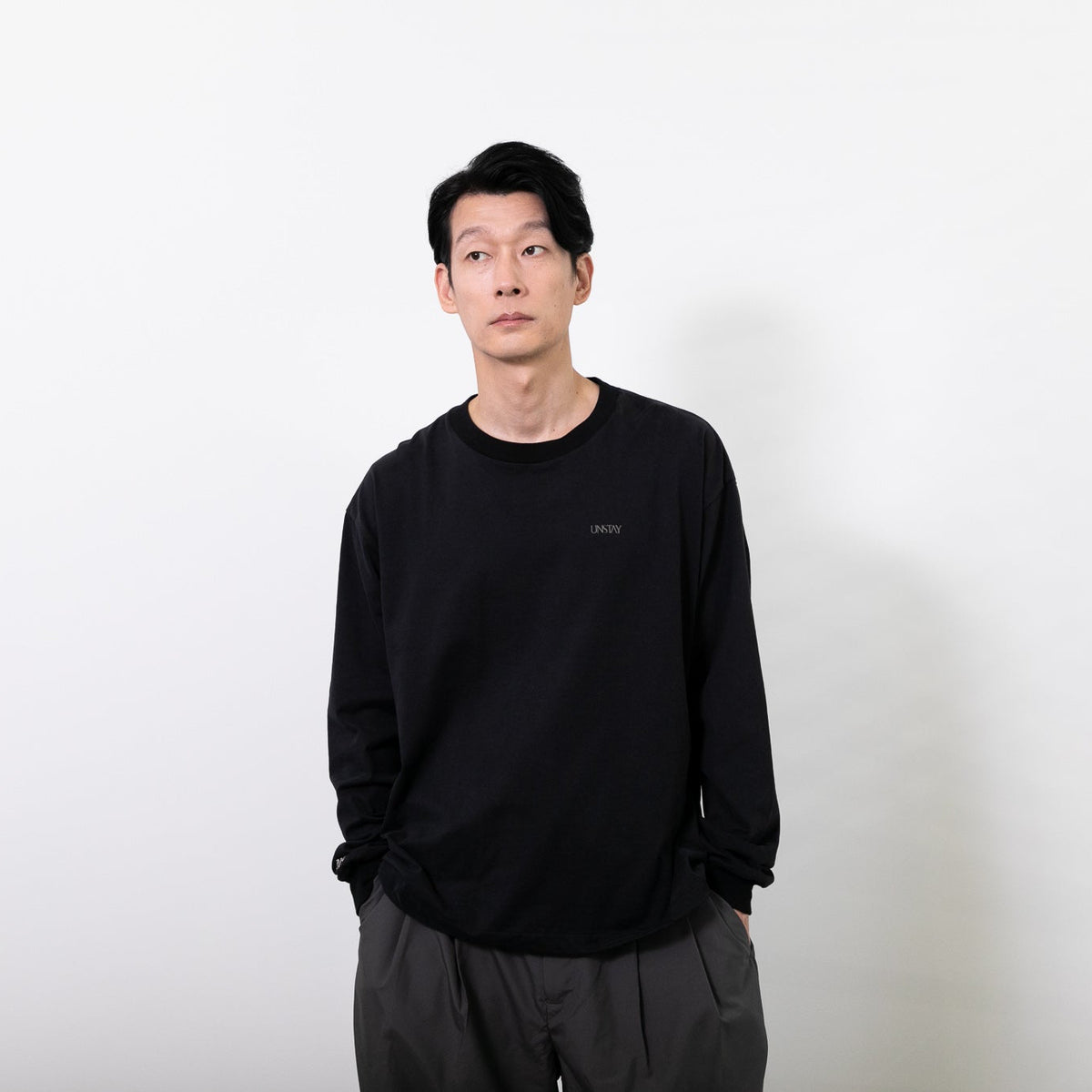 VINTAGE  PEACH  L/S TEE