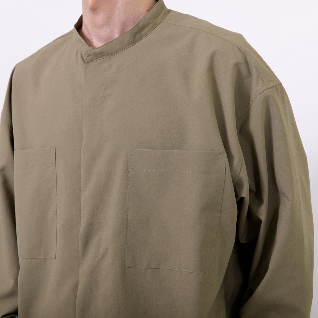 MINIMAL BANDCOLLAR  SHIRT