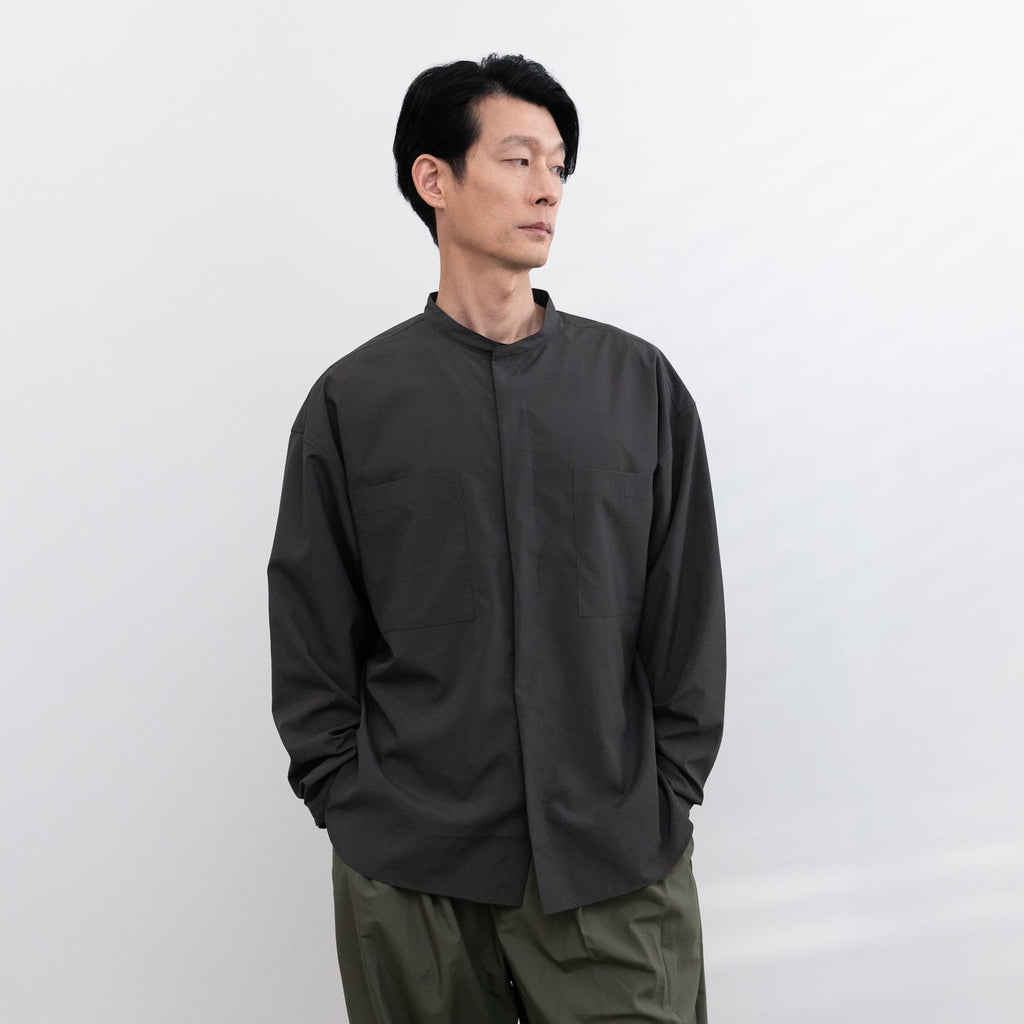 MINIMAL BANDCOLLAR  SHIRT